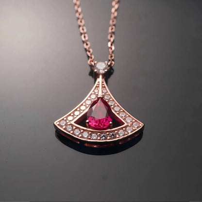 Elegant Goddess Ruby Necklace